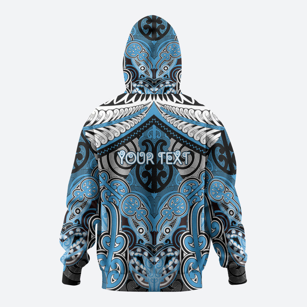 Aotearoa Iwi Ngati Kahungunu Personalised Zip Hoodie Maori Kowhaiwhai Pattern