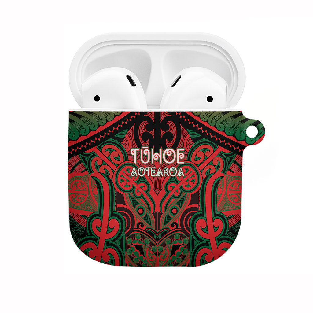 Aotearoa Iwi Tuhoe AirPods Case Maori Kowhaiwhai Pattern