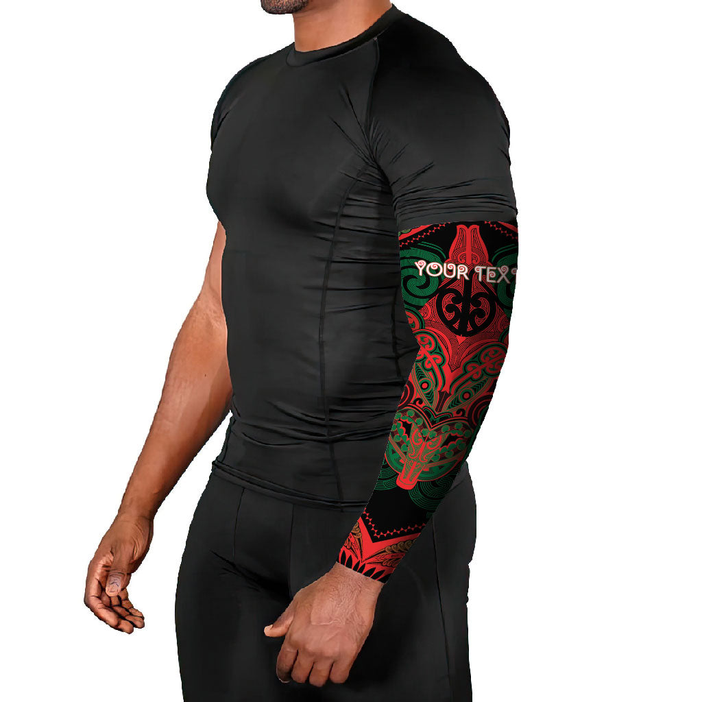 Aotearoa Iwi Tuhoe Personalised Arm Sleeves Maori Kowhaiwhai Pattern