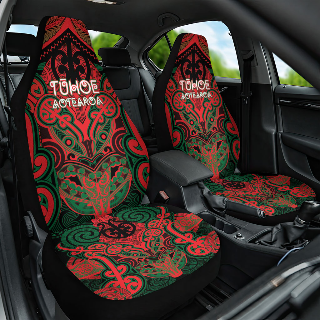 Aotearoa Iwi Tuhoe Car Seat Cover Maori Kowhaiwhai Pattern