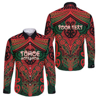 Aotearoa Iwi Tuhoe Personalised Family Matching Puletasi and Hawaiian Shirt Maori Kowhaiwhai Pattern