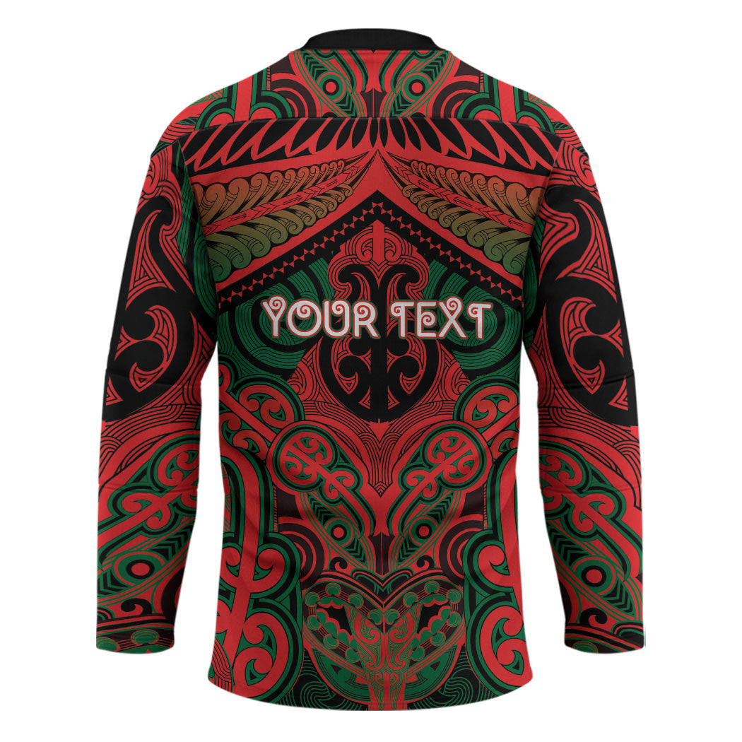 Aotearoa Iwi Tuhoe Personalised Hockey Jersey Maori Kowhaiwhai Pattern