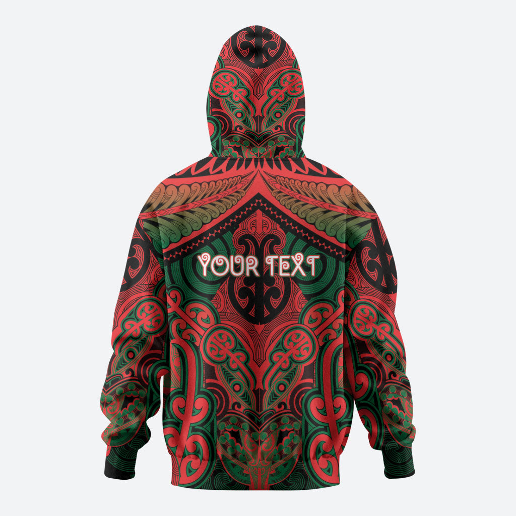 Aotearoa Iwi Tuhoe Personalised Hoodie Maori Kowhaiwhai Pattern