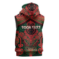Aotearoa Iwi Tuhoe Personalised Sleeveless Hoodie Maori Kowhaiwhai Pattern