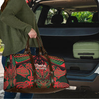 Aotearoa Iwi Tuhoe Travel Bag Maori Kowhaiwhai Pattern