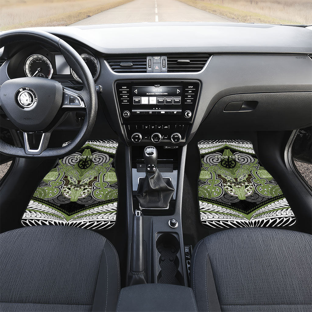 Aotearoa Iwi Whakatohea Personalised Car Mats Maori Kowhaiwhai Pattern