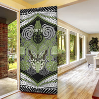 Aotearoa Iwi Whakatohea Personalised Door Cover Maori Kowhaiwhai Pattern