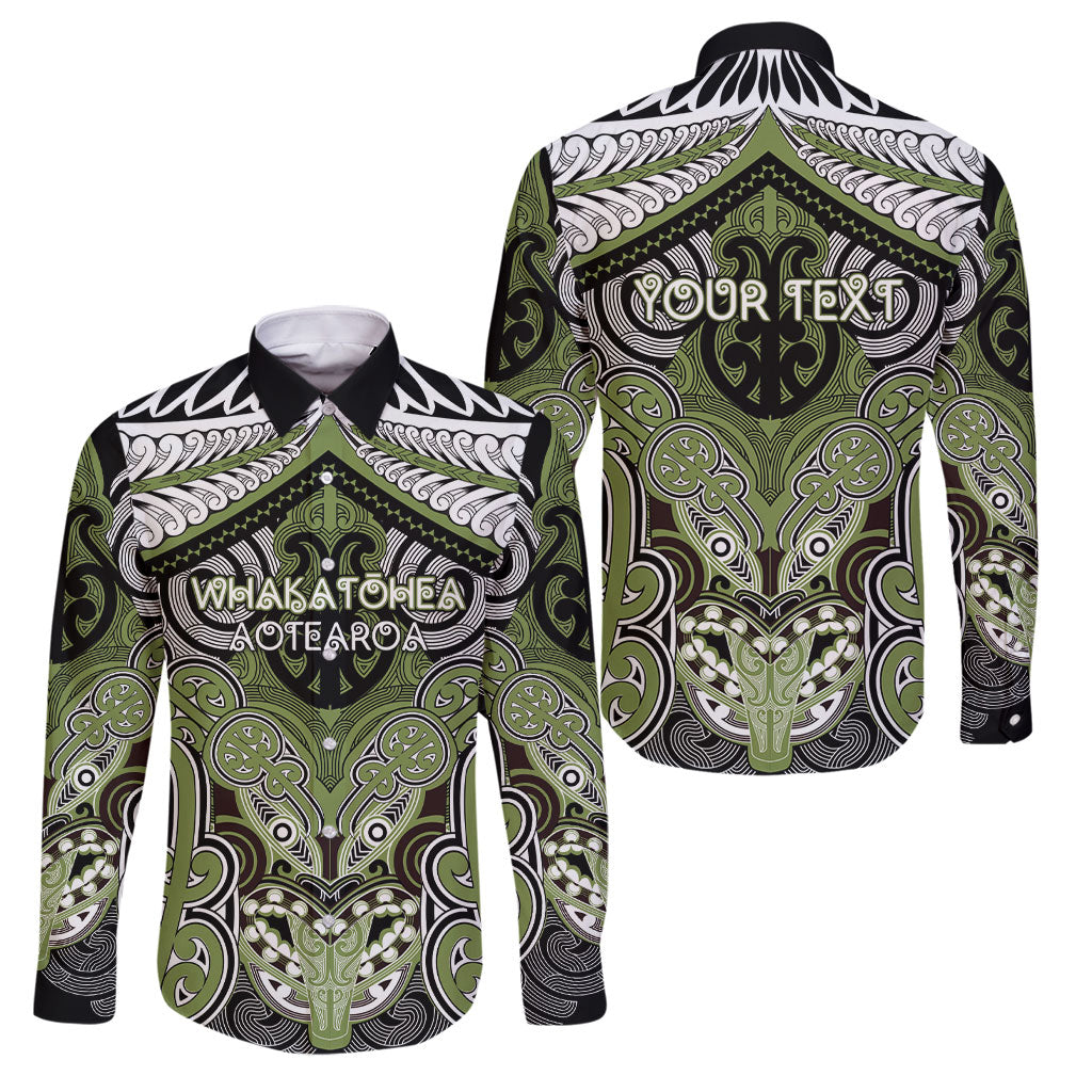 Aotearoa Iwi Whakatohea Personalised Family Matching Puletasi and Hawaiian Shirt Maori Kowhaiwhai Pattern