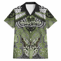 Aotearoa Iwi Whakatohea Personalised Hawaiian Shirt Maori Kowhaiwhai Pattern
