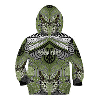 Aotearoa Iwi Whakatohea Personalised Kid Hoodie Maori Kowhaiwhai Pattern