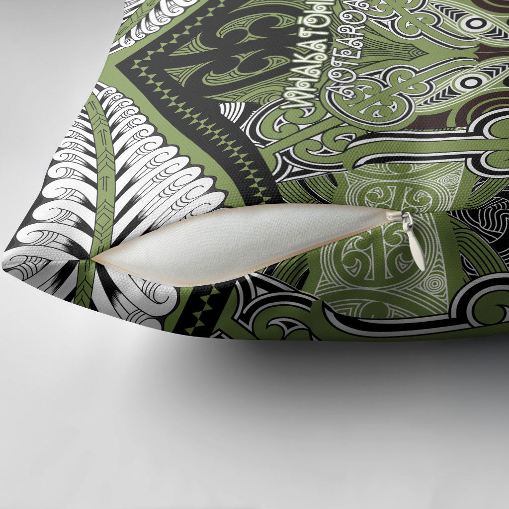Aotearoa Iwi Whakatohea Pillow Cover Maori Kowhaiwhai Pattern