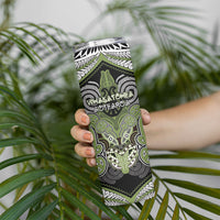 Aotearoa Iwi Whakatohea Personalised Skinny Tumbler Maori Kowhaiwhai Pattern