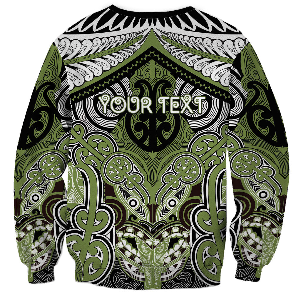 Aotearoa Iwi Whakatohea Personalised Sweatshirt Maori Kowhaiwhai Pattern