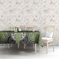 Aotearoa Iwi Whakatohea Tablecloth Maori Kowhaiwhai Pattern