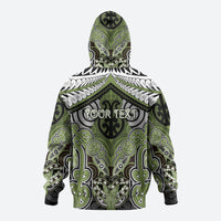 Aotearoa Iwi Whakatohea Personalised Zip Hoodie Maori Kowhaiwhai Pattern