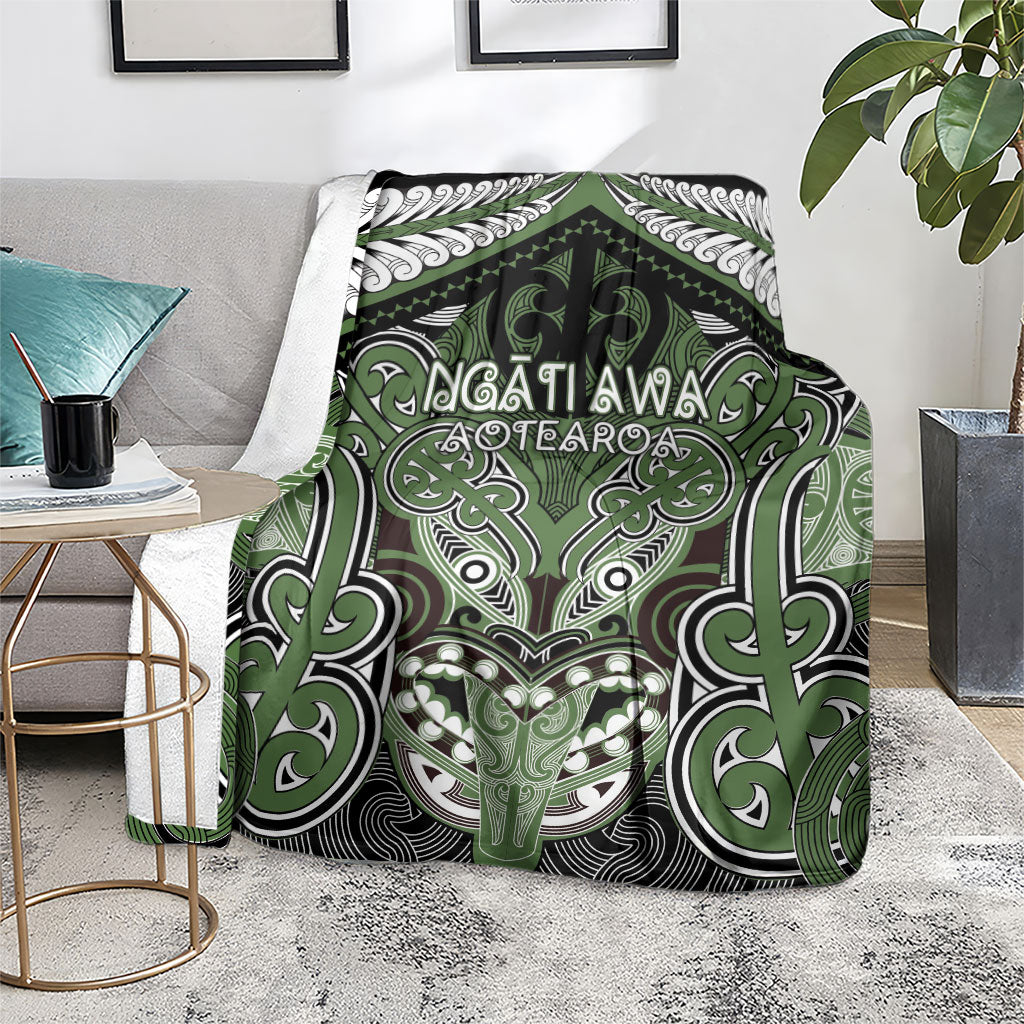 Aotearoa Iwi Ngati Awa Blanket Maori Kowhaiwhai Pattern
