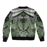 Aotearoa Iwi Ngati Awa Personalised Bomber Jacket Maori Kowhaiwhai Pattern