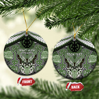 Aotearoa Iwi Ngati Awa Personalised Ceramic Ornament Maori Kowhaiwhai Pattern