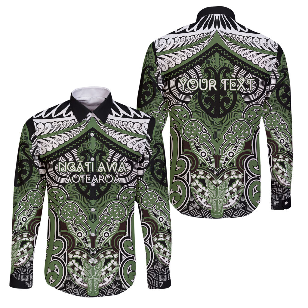 Aotearoa Iwi Ngati Awa Personalised Family Matching Puletasi and Hawaiian Shirt Maori Kowhaiwhai Pattern