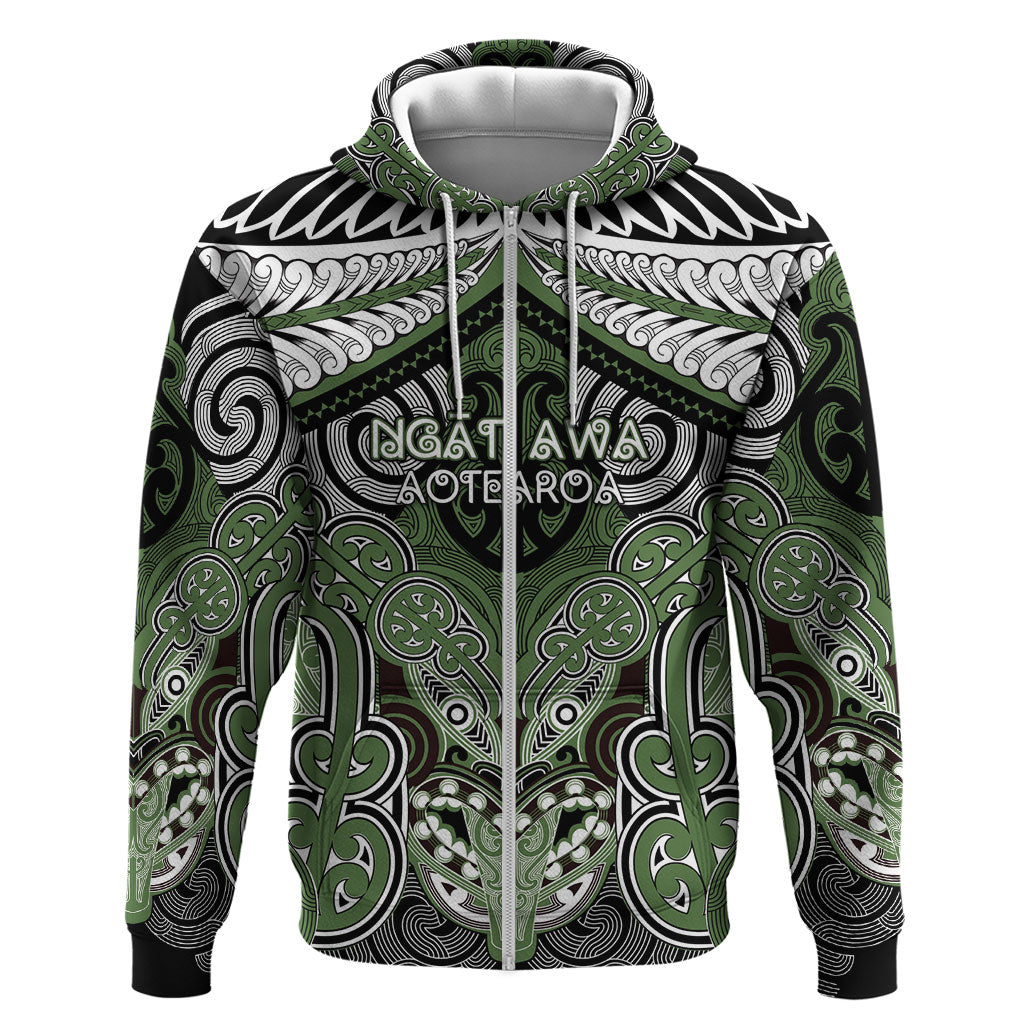 Aotearoa Iwi Ngati Awa Personalised Hoodie Maori Kowhaiwhai Pattern