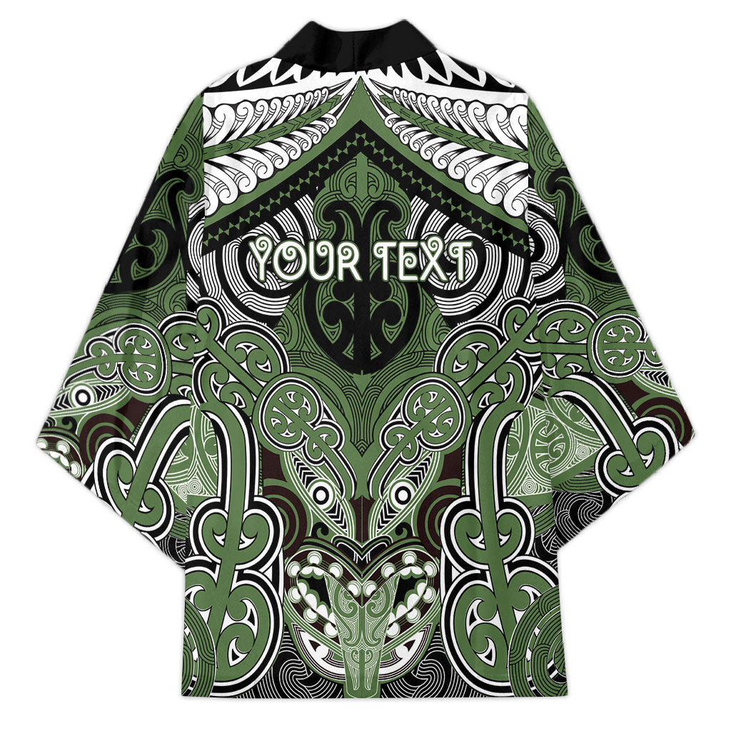 Aotearoa Iwi Ngati Awa Personalised Kimono Maori Kowhaiwhai Pattern