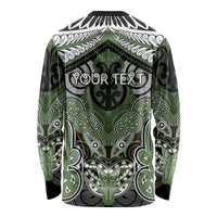 Aotearoa Iwi Ngati Awa Personalised Long Sleeve Shirt Maori Kowhaiwhai Pattern