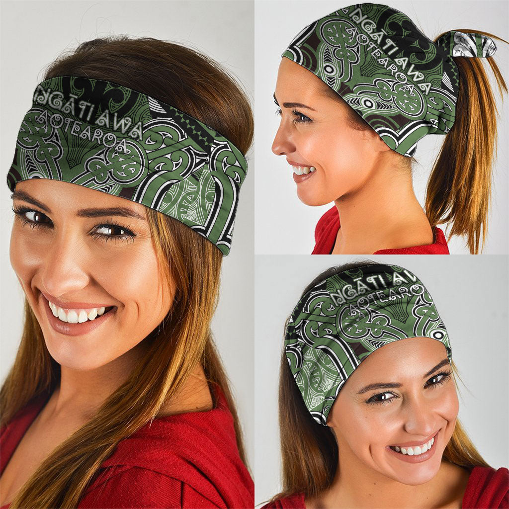 Aotearoa Iwi Ngati Awa Neck Gaiter Maori Kowhaiwhai Pattern