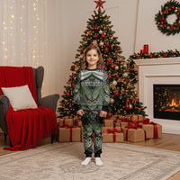 Aotearoa Iwi Ngati Awa Personalised Christmas Pajama Set Maori Kowhaiwhai Pattern
