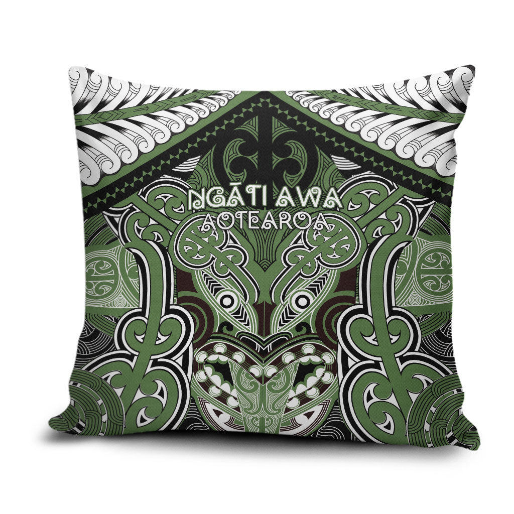 Aotearoa Iwi Ngati Awa Pillow Cover Maori Kowhaiwhai Pattern