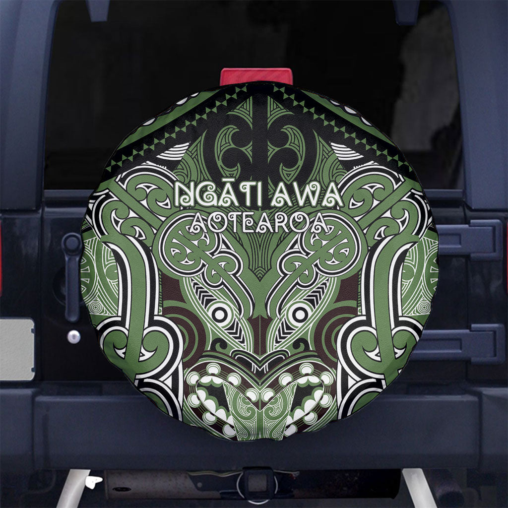 Aotearoa Iwi Ngati Awa Spare Tire Cover Maori Kowhaiwhai Pattern