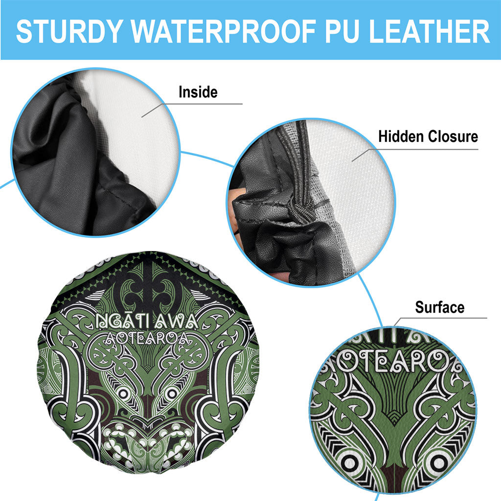 Aotearoa Iwi Ngati Awa Spare Tire Cover Maori Kowhaiwhai Pattern
