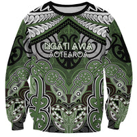 Aotearoa Iwi Ngati Awa Personalised Sweatshirt Maori Kowhaiwhai Pattern