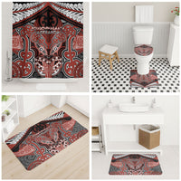 Aotearoa Iwi Rongowhakaata Bathroom Set Maori Kowhaiwhai Pattern