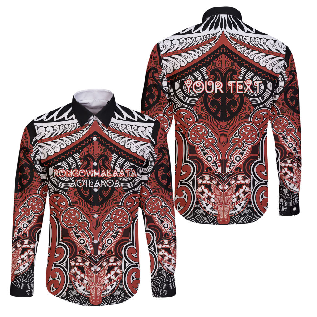 Aotearoa Iwi Rongowhakaata Personalised Family Matching Tank Maxi Dress and Hawaiian Shirt Maori Kowhaiwhai Pattern