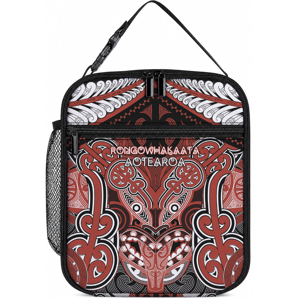 Aotearoa Iwi Rongowhakaata Lunch Bag Maori Kowhaiwhai Pattern