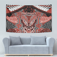 Aotearoa Iwi Rongowhakaata Tapestry Maori Kowhaiwhai Pattern