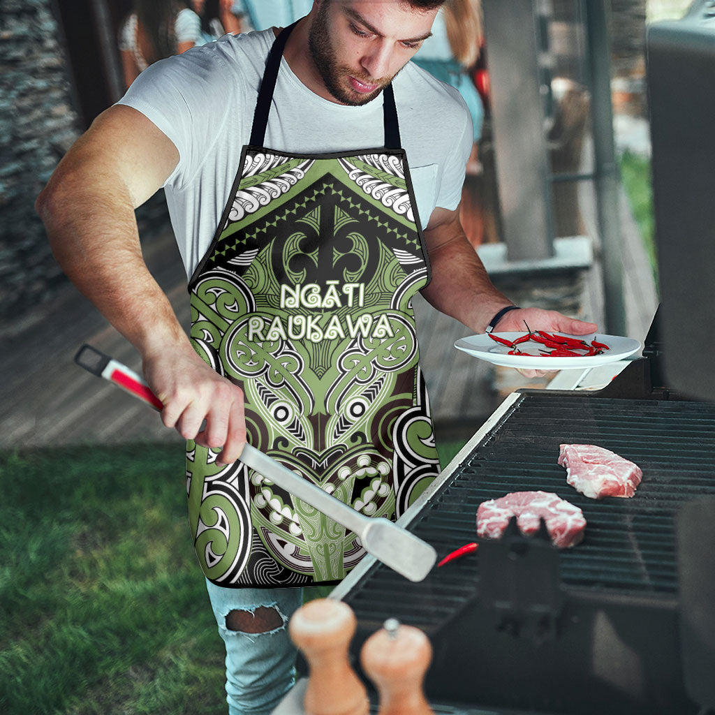 Aotearoa Iwi Ngati Raukawa Apron Maori Kowhaiwhai Pattern
