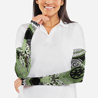 Aotearoa Iwi Ngati Raukawa Personalised Arm Sleeves Maori Kowhaiwhai Pattern