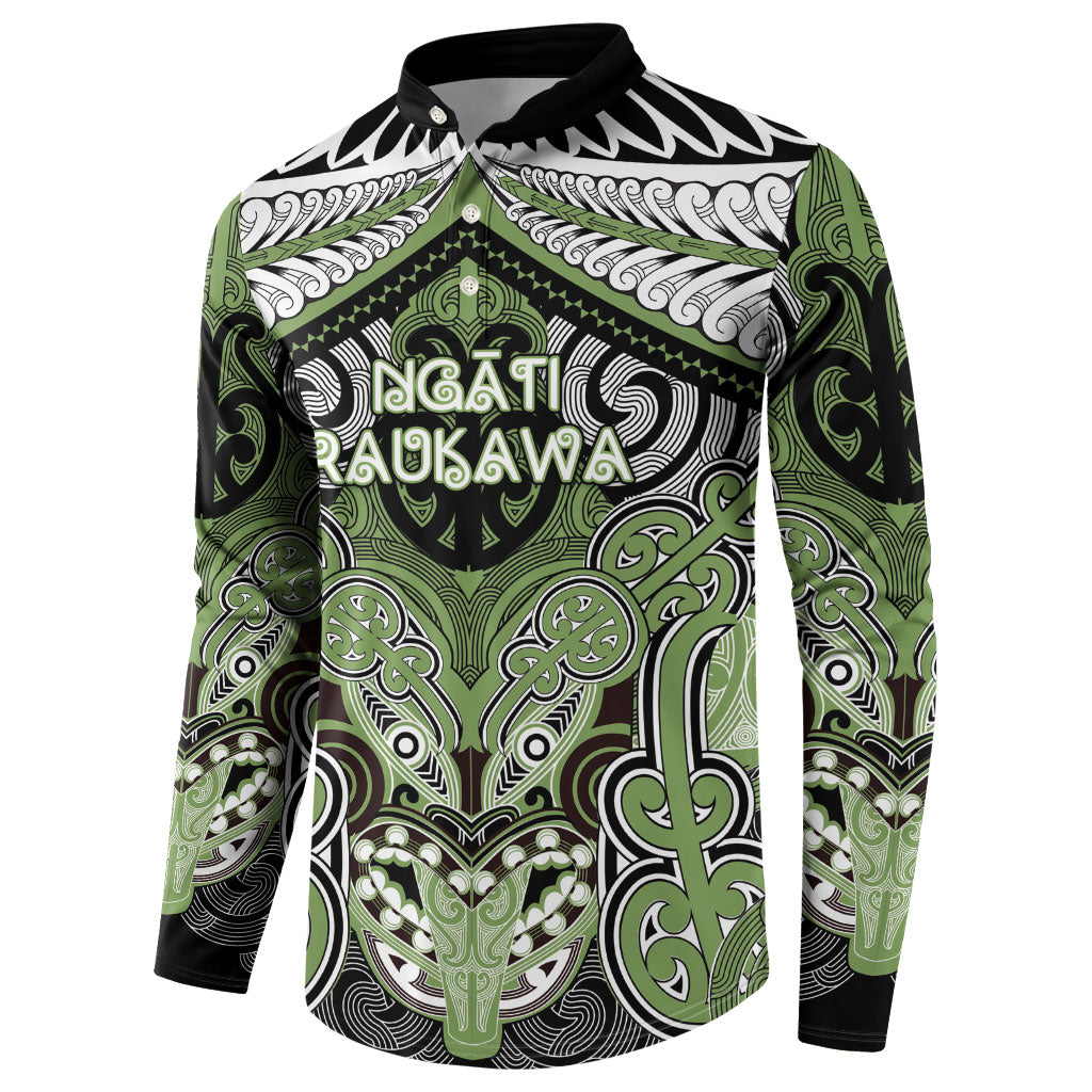 Aotearoa Iwi Ngati Raukawa Personalised Button Sweatshirt Maori Kowhaiwhai Pattern
