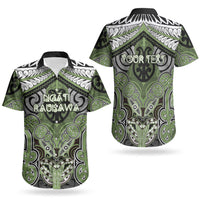 Aotearoa Iwi Ngati Raukawa Personalised Couples Matching Tank Maxi Dress and Hawaiian Shirt Maori Kowhaiwhai Pattern