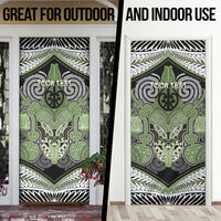Aotearoa Iwi Ngati Raukawa Personalised Door Cover Maori Kowhaiwhai Pattern