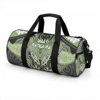 Aotearoa Iwi Ngati Raukawa Duffle Bag Maori Kowhaiwhai Pattern