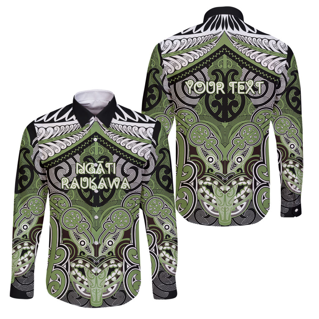 Aotearoa Iwi Ngati Raukawa Personalised Family Matching Off Shoulder Maxi Dress and Hawaiian Shirt Maori Kowhaiwhai Pattern