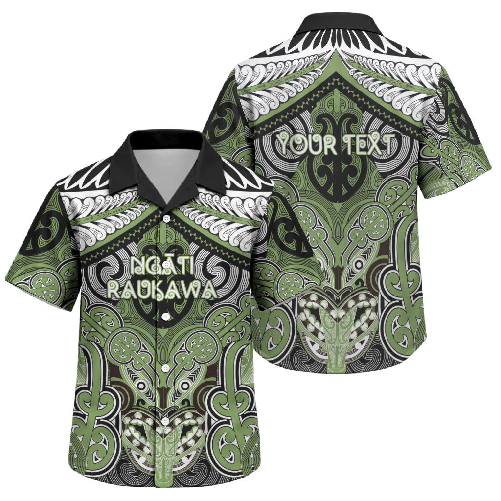 Aotearoa Iwi Ngati Raukawa Personalised Family Matching Off Shoulder Maxi Dress and Hawaiian Shirt Maori Kowhaiwhai Pattern