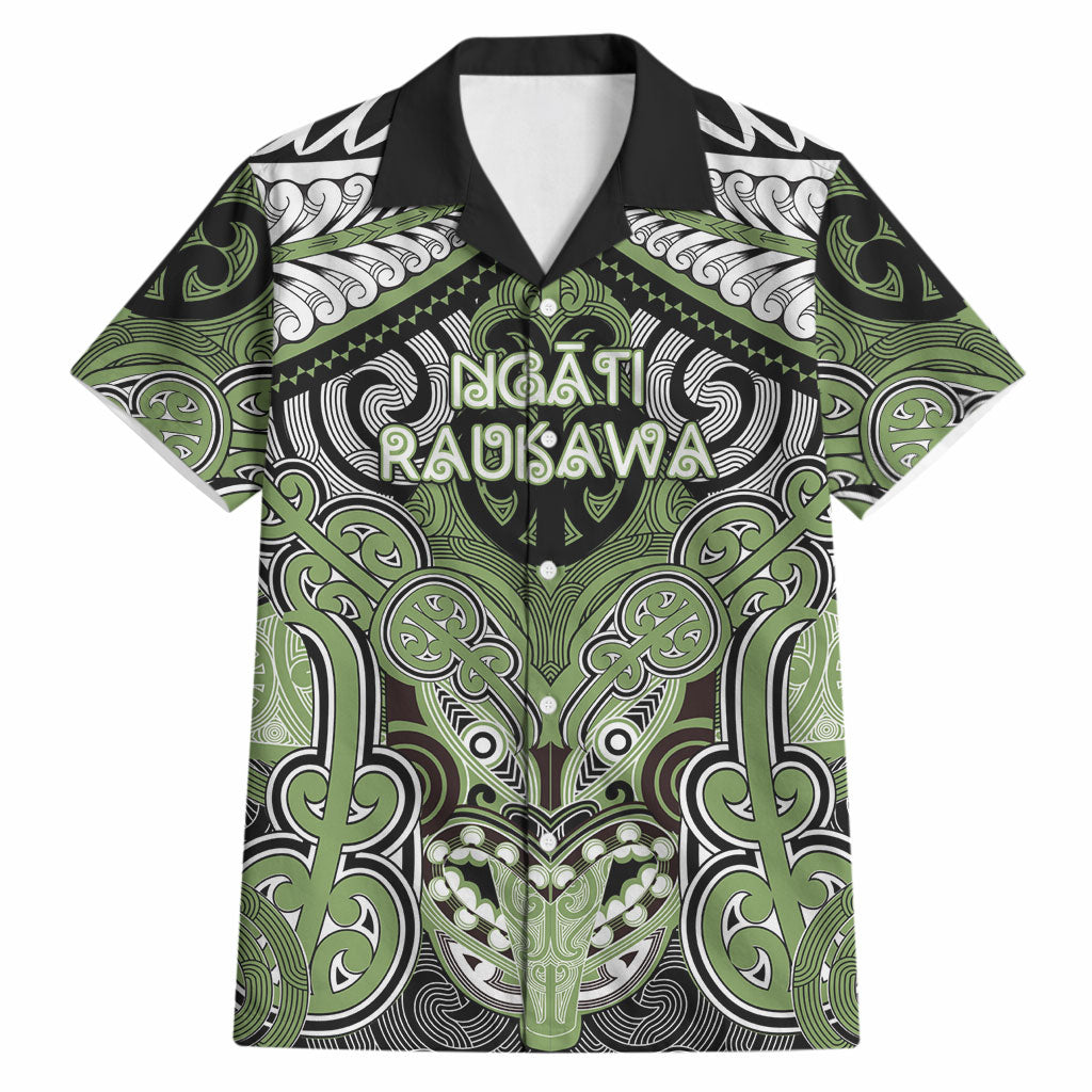 Aotearoa Iwi Ngati Raukawa Personalised Hawaiian Shirt Maori Kowhaiwhai Pattern