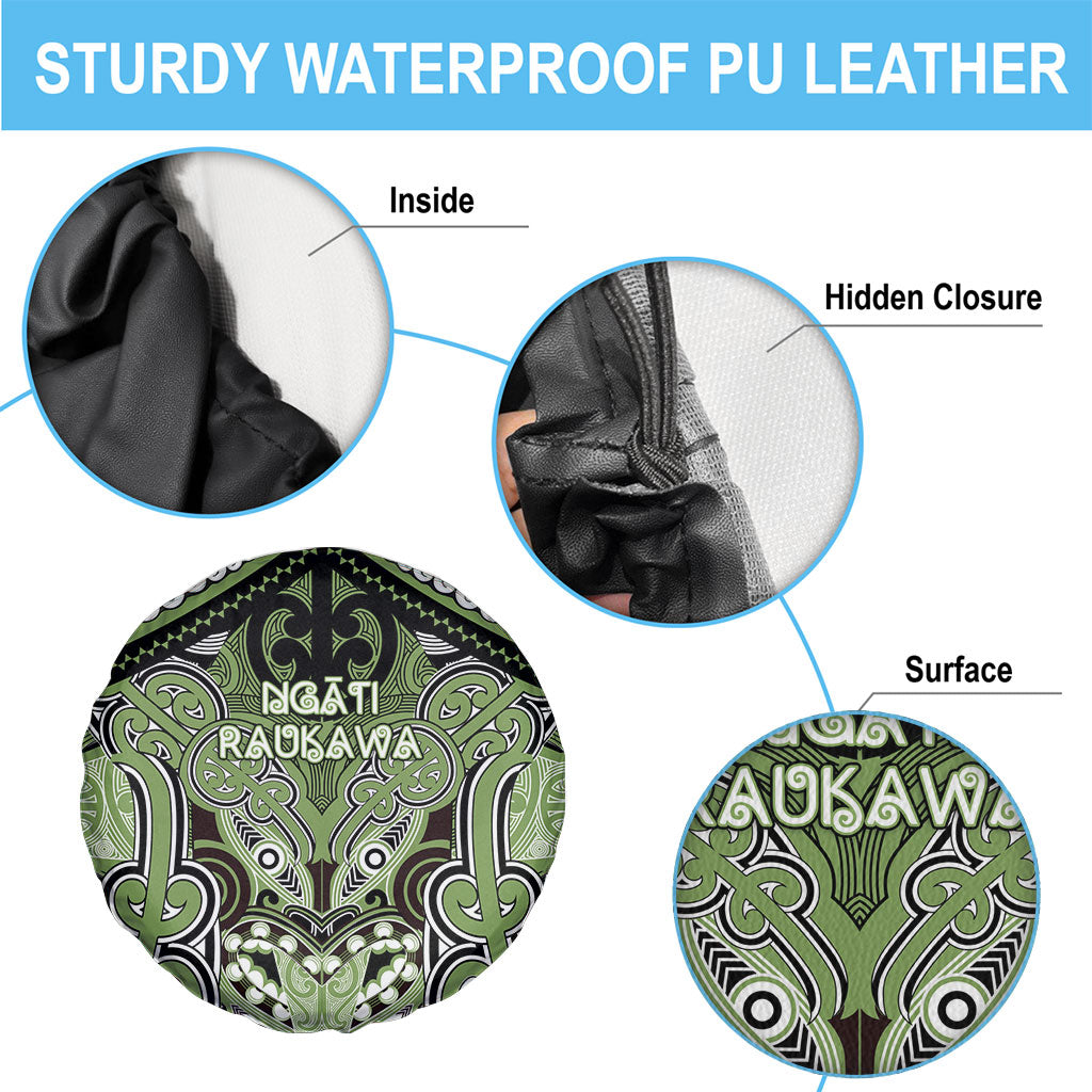 Aotearoa Iwi Ngati Raukawa Spare Tire Cover Maori Kowhaiwhai Pattern