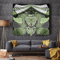 Aotearoa Iwi Ngati Raukawa Tapestry Maori Kowhaiwhai Pattern