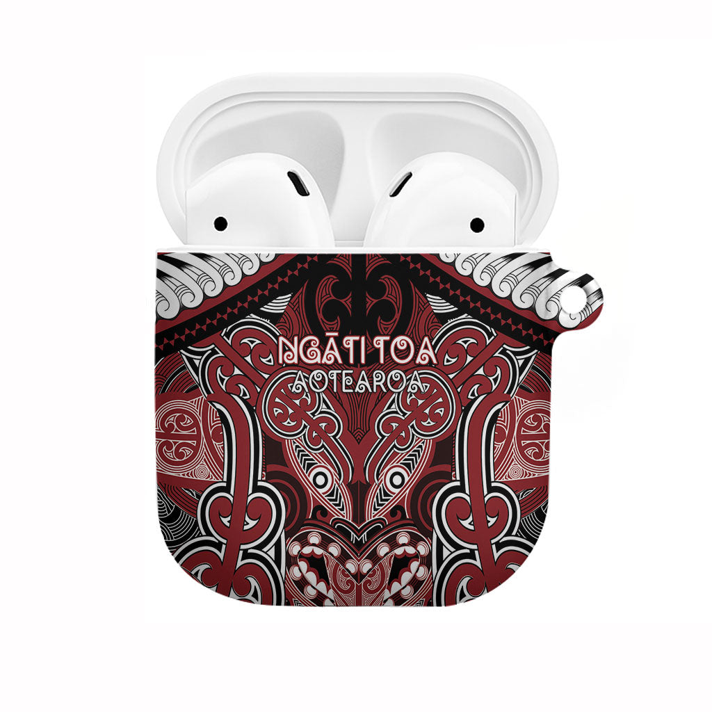 Aotearoa Iwi Ngati Toa AirPods Case Maori Kowhaiwhai Pattern