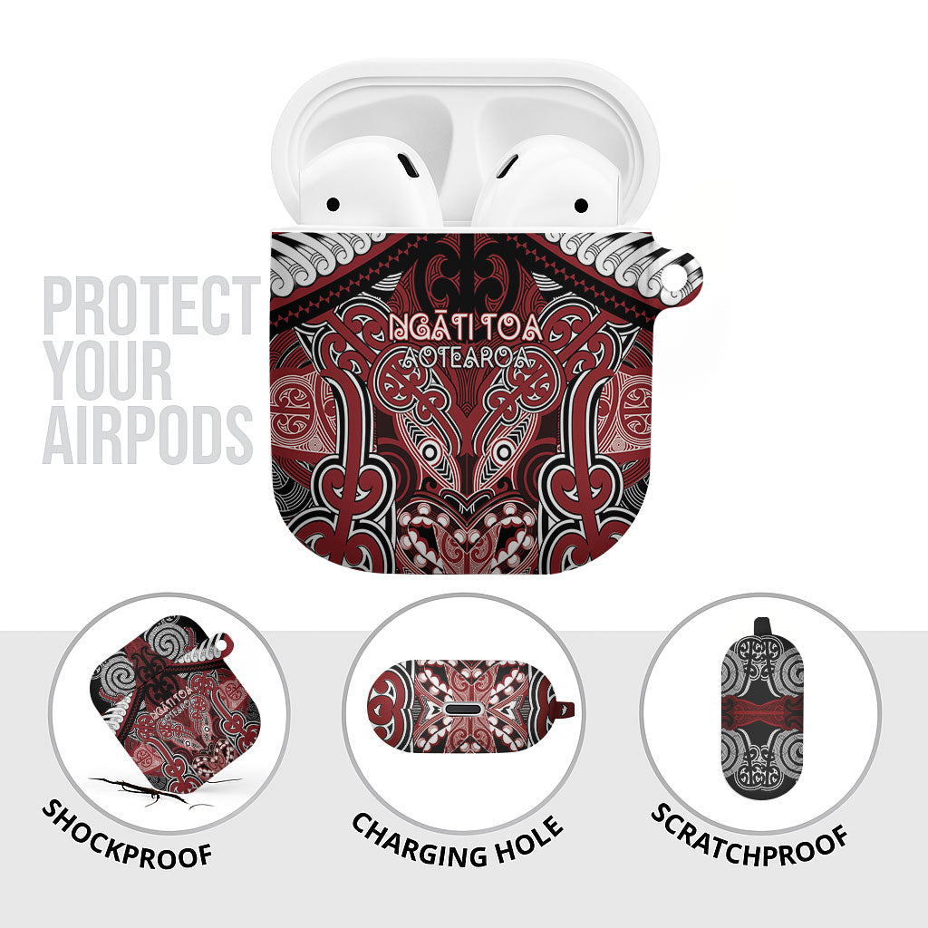 Aotearoa Iwi Ngati Toa AirPods Case Maori Kowhaiwhai Pattern