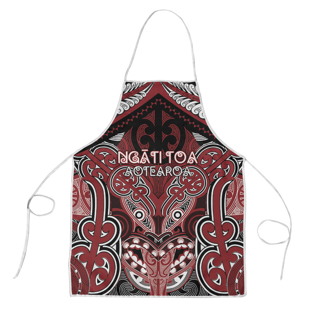 Aotearoa Iwi Ngati Toa Apron Maori Kowhaiwhai Pattern